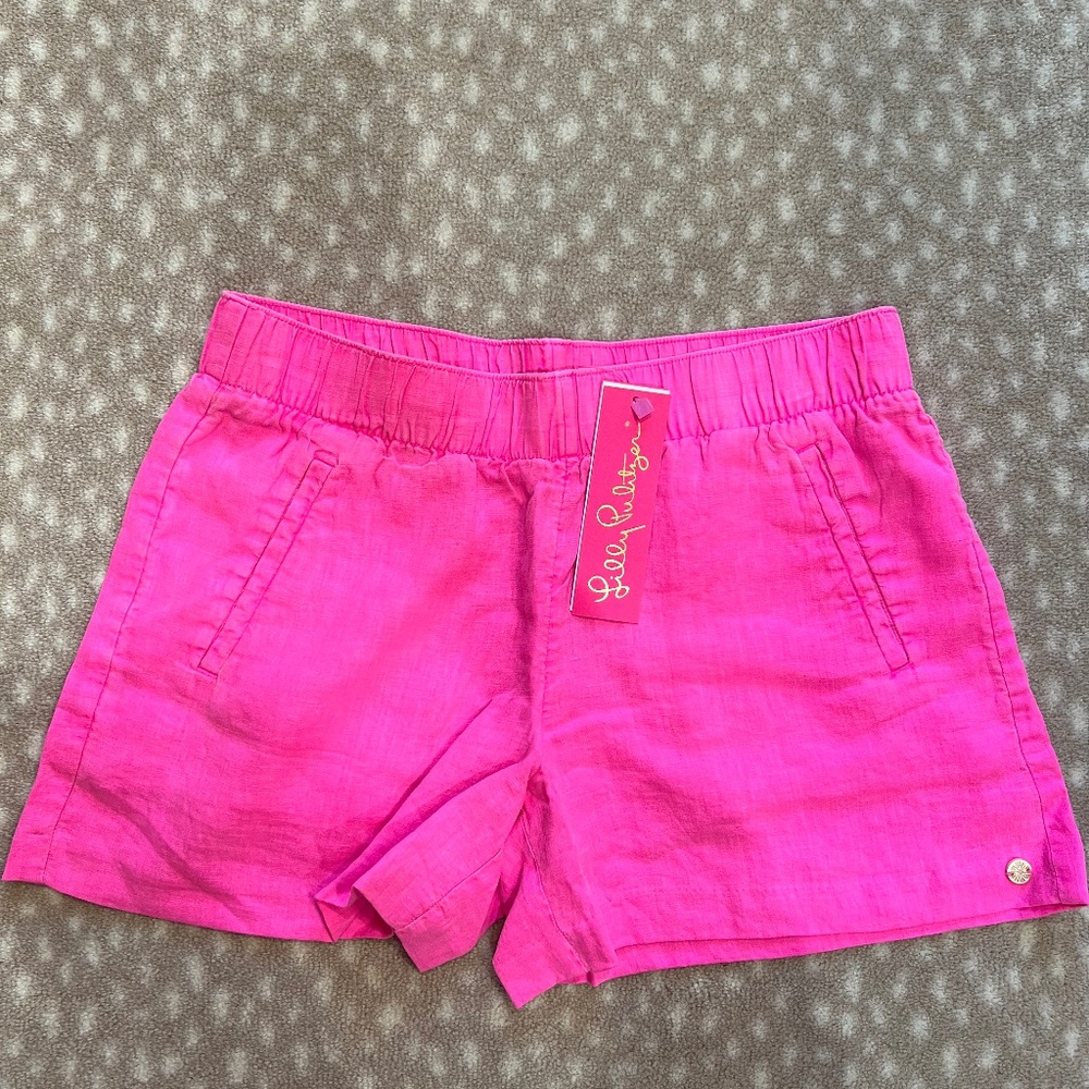 BNWT Lilly Pulitzer LILO Linen short SIZE S
